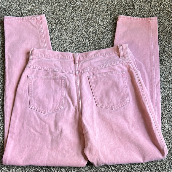 Vintage Wrangler Pastel Pink Straight Leg Jeans - Picture 3 of 5